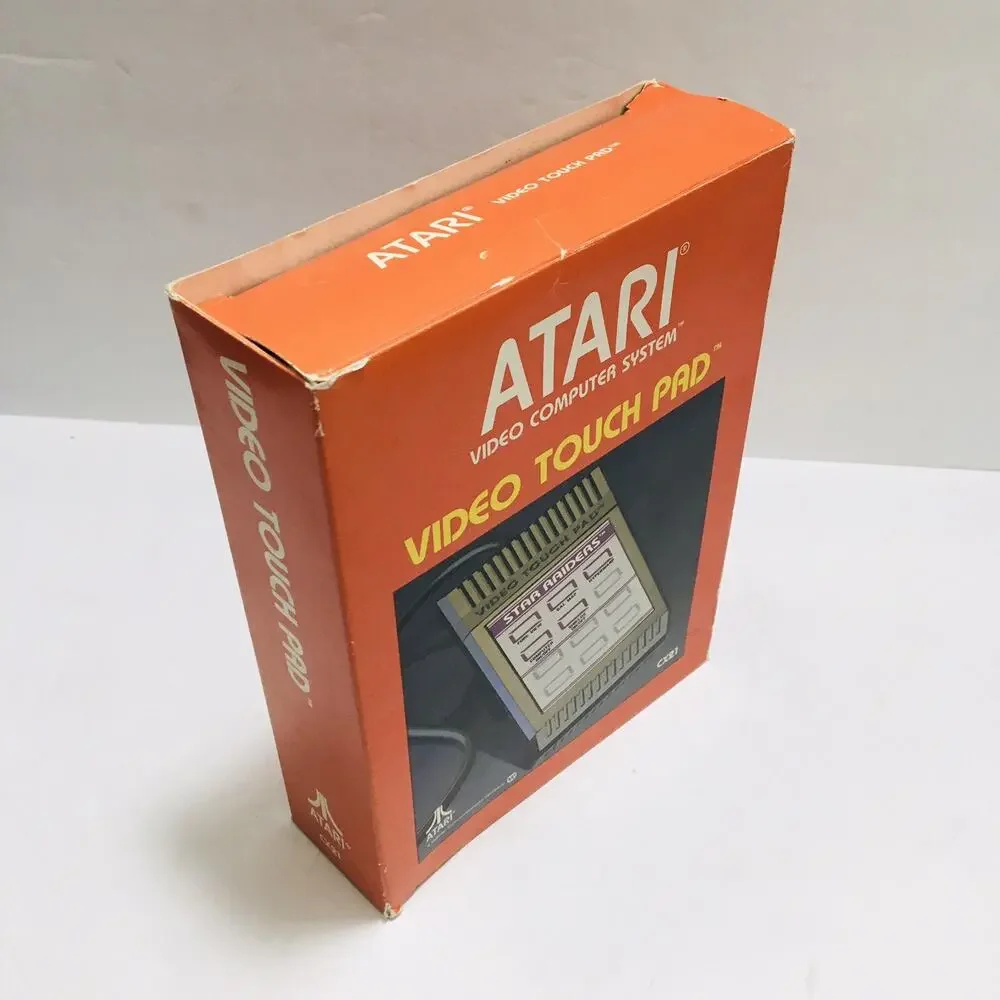 Vintage Atari VIDEO TOUCH PAD ORIGINAL BOX ONLY 80's READ NO GAME